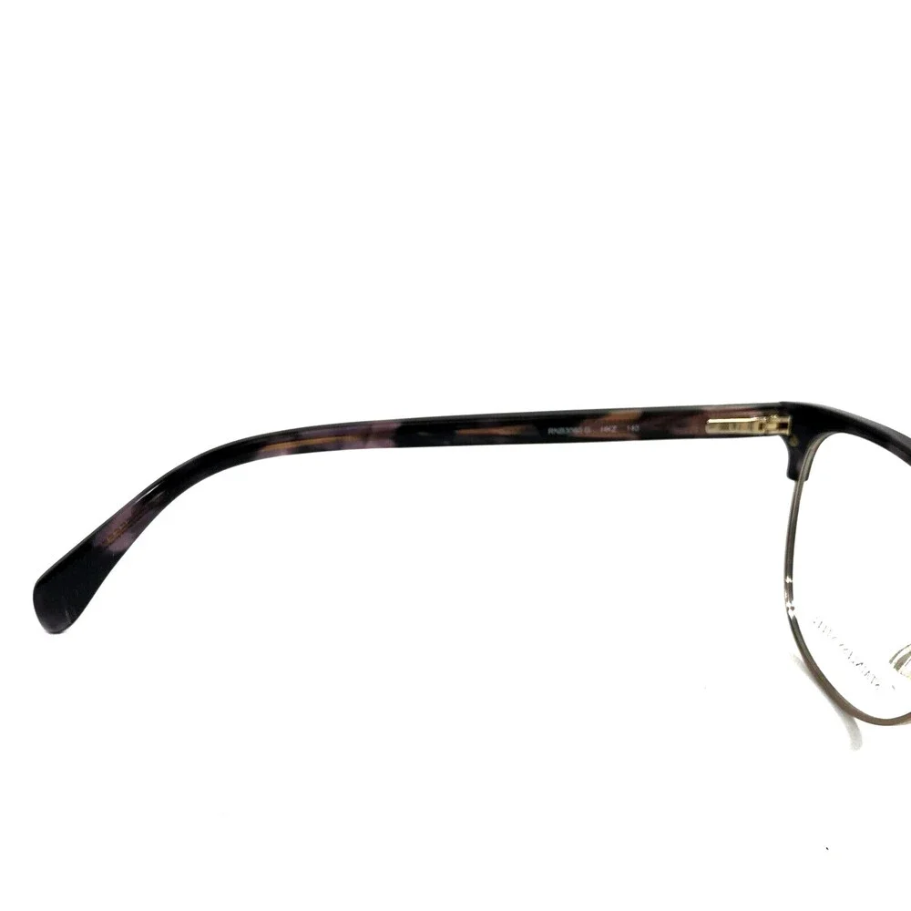 Rag & Bone Eyeglasses Frames RNB3060/G HKZ Purple Tortoise Gold 52-17-140